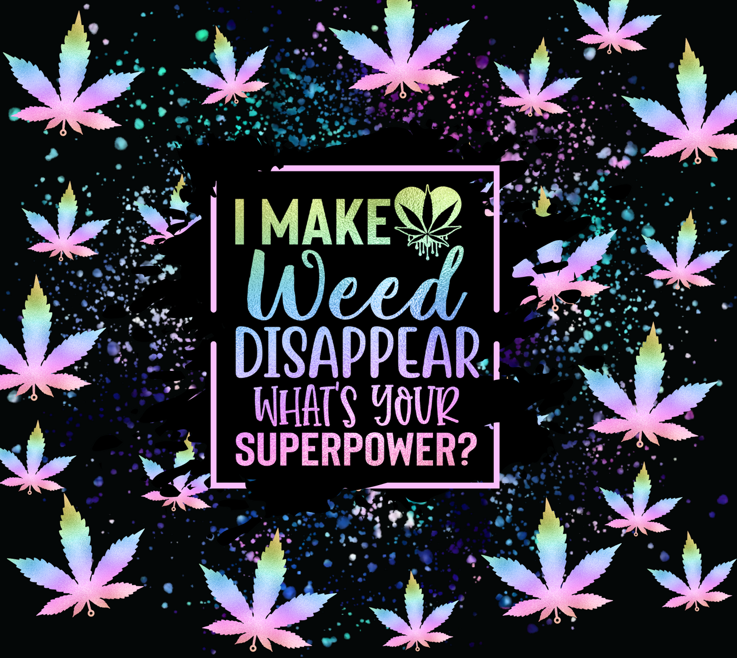 20oz Hookah Tumbler - Flower Superpower