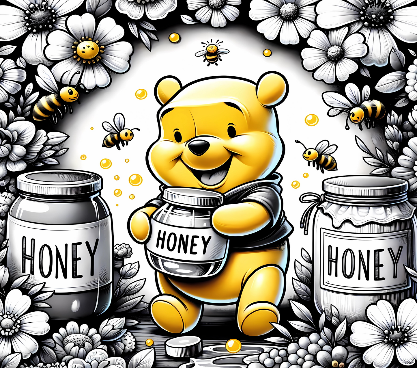 18oz Soap Dispensers - Honey Bear