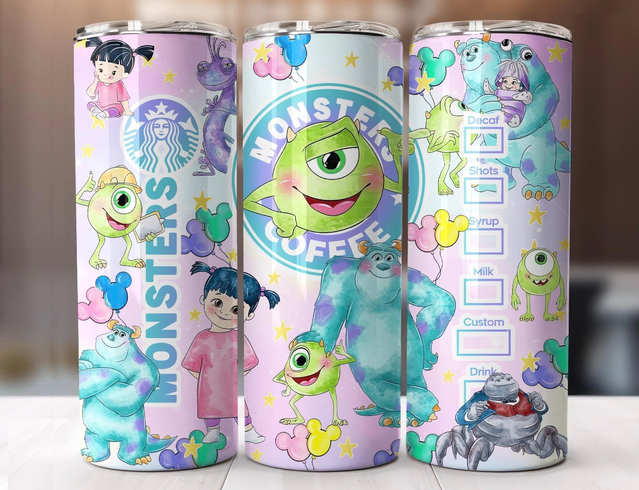20oz Monsters Coffee Tumbler