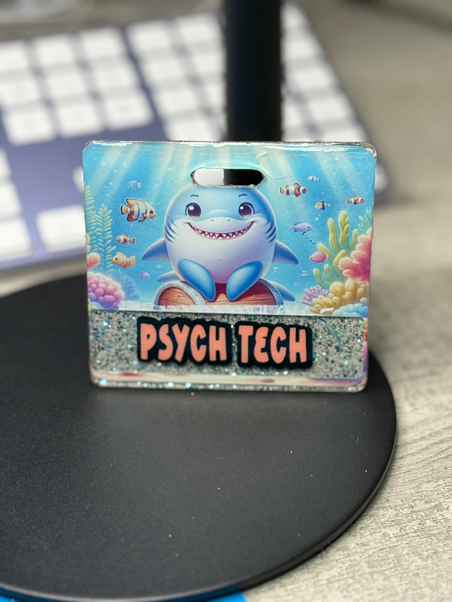 Cute Shark Badge Buddy