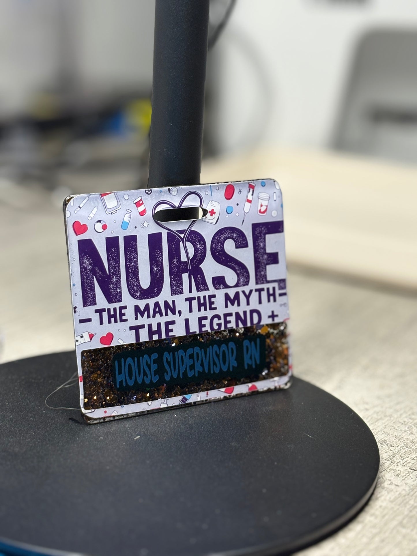 The Man The Myth and The Legend Badge Buddy