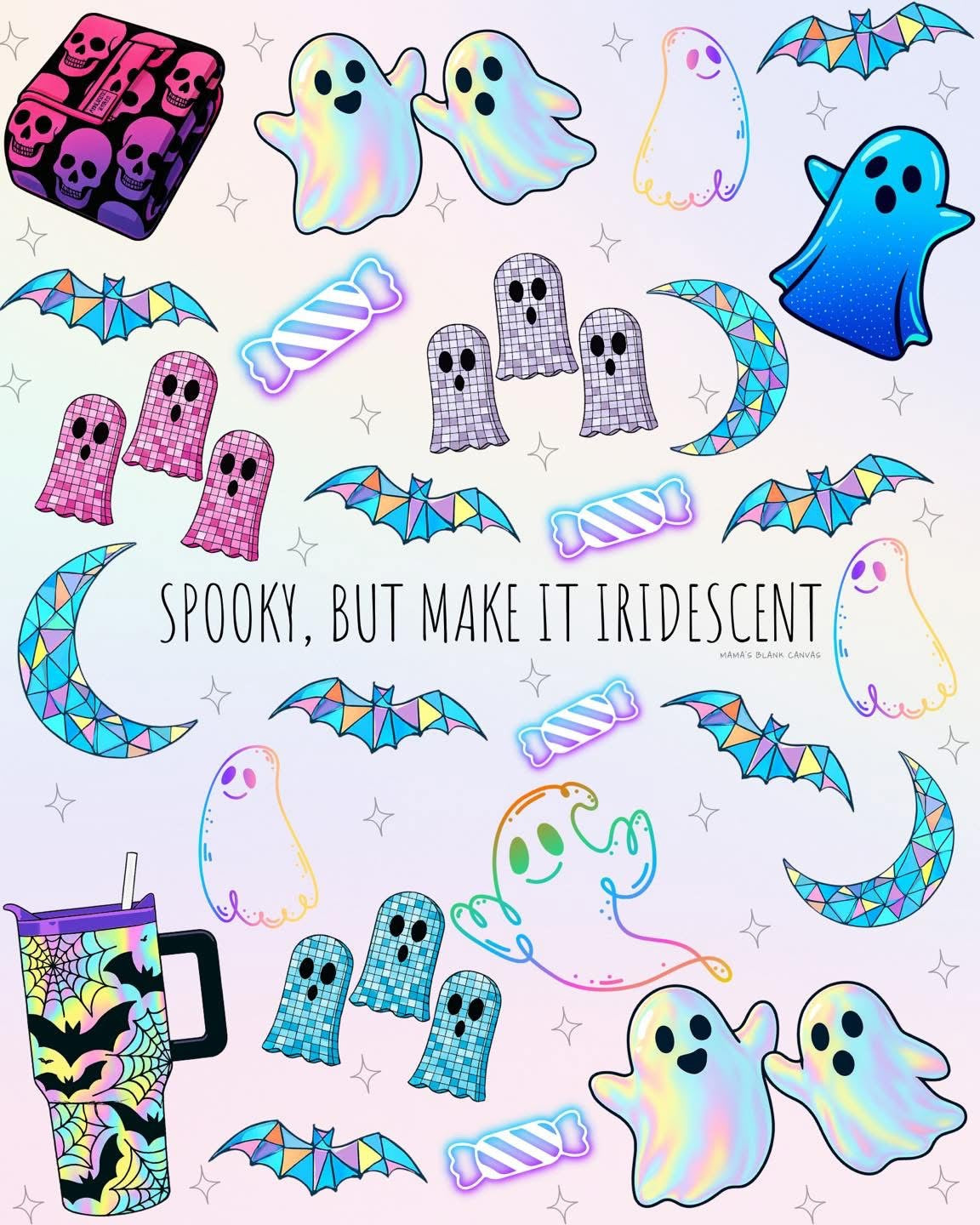 20oz Skinny Tumbler - Spooky But Make It...