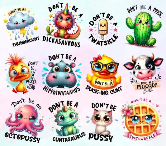 20 oz Skinny Tumbler - Funny Neon Affirmation