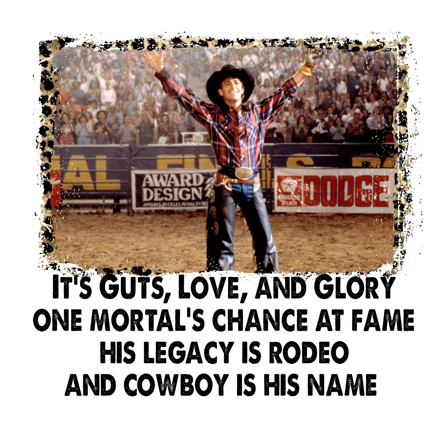 20 oz Skinny Tumbler - The Man The Myth and The Legend Lane Frost