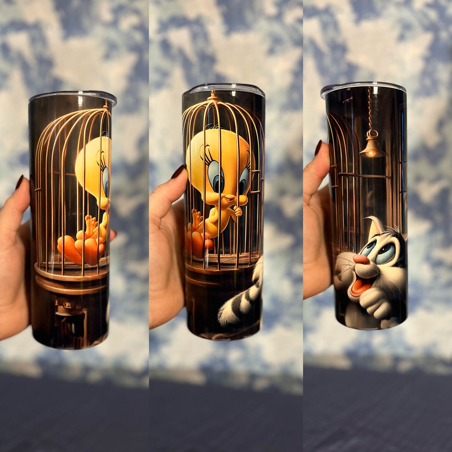 20 oz Tumbler -Tweety Bird - Sylvester the Cat