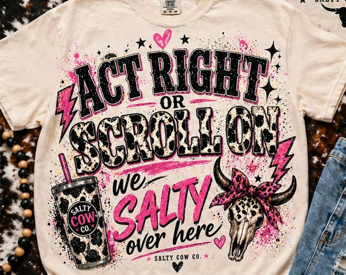 Salty & Unbothered Tee