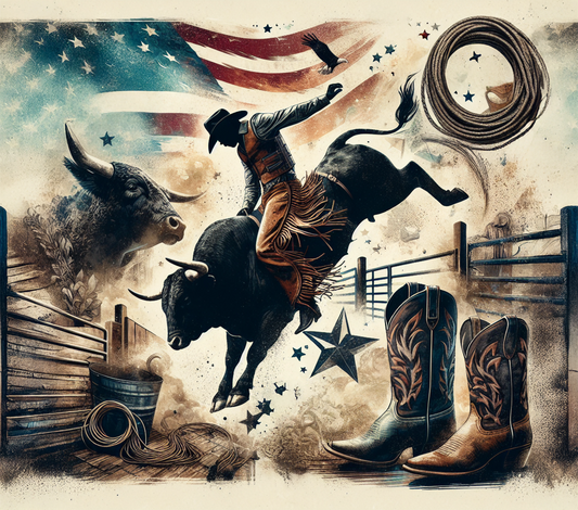 20 oz Skinny Tumbler - Rodeo