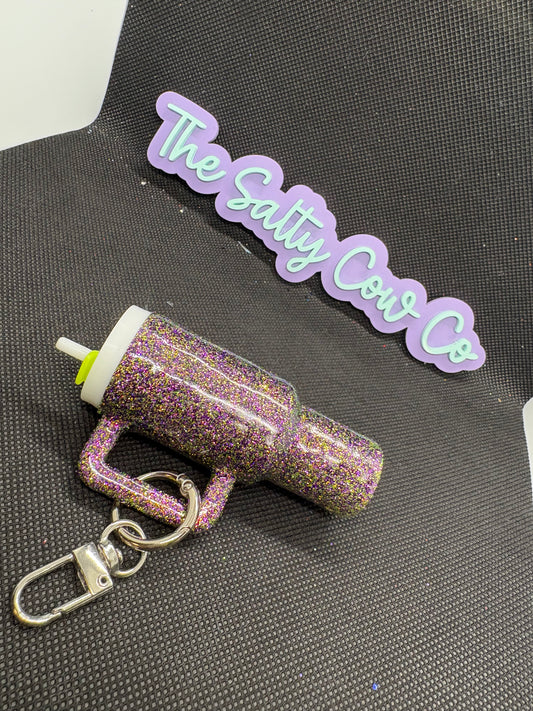 Mini 40oz Chapstick Holder (Mardi Gras)