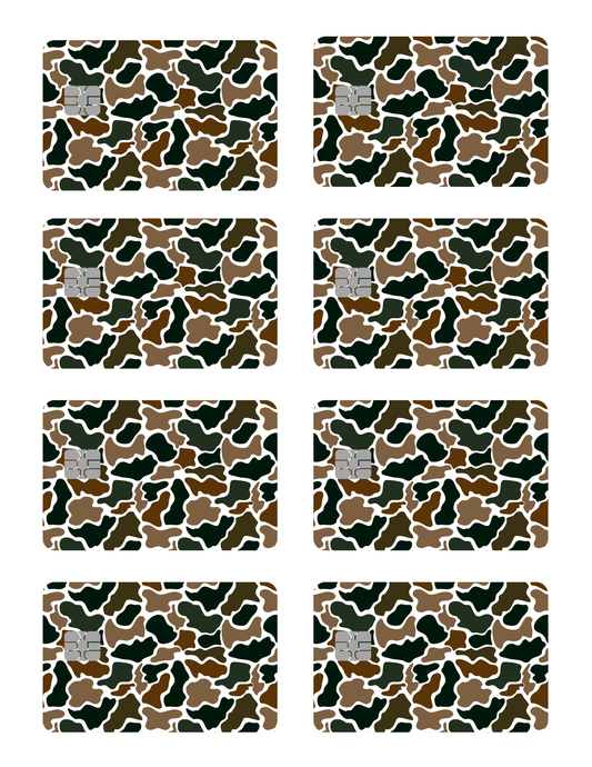 Duck Camo Debit Card Skin