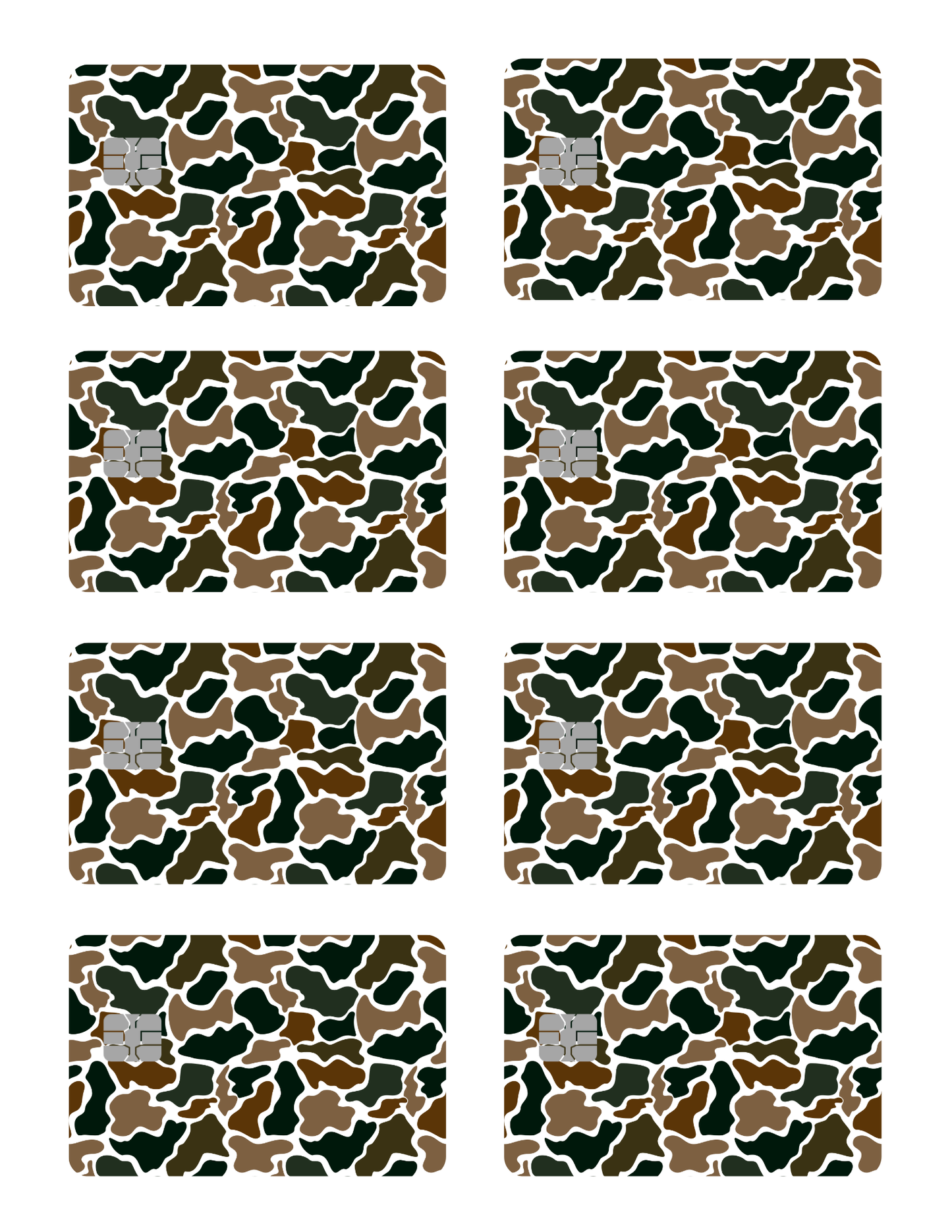 Duck Camo Debit Card Skin