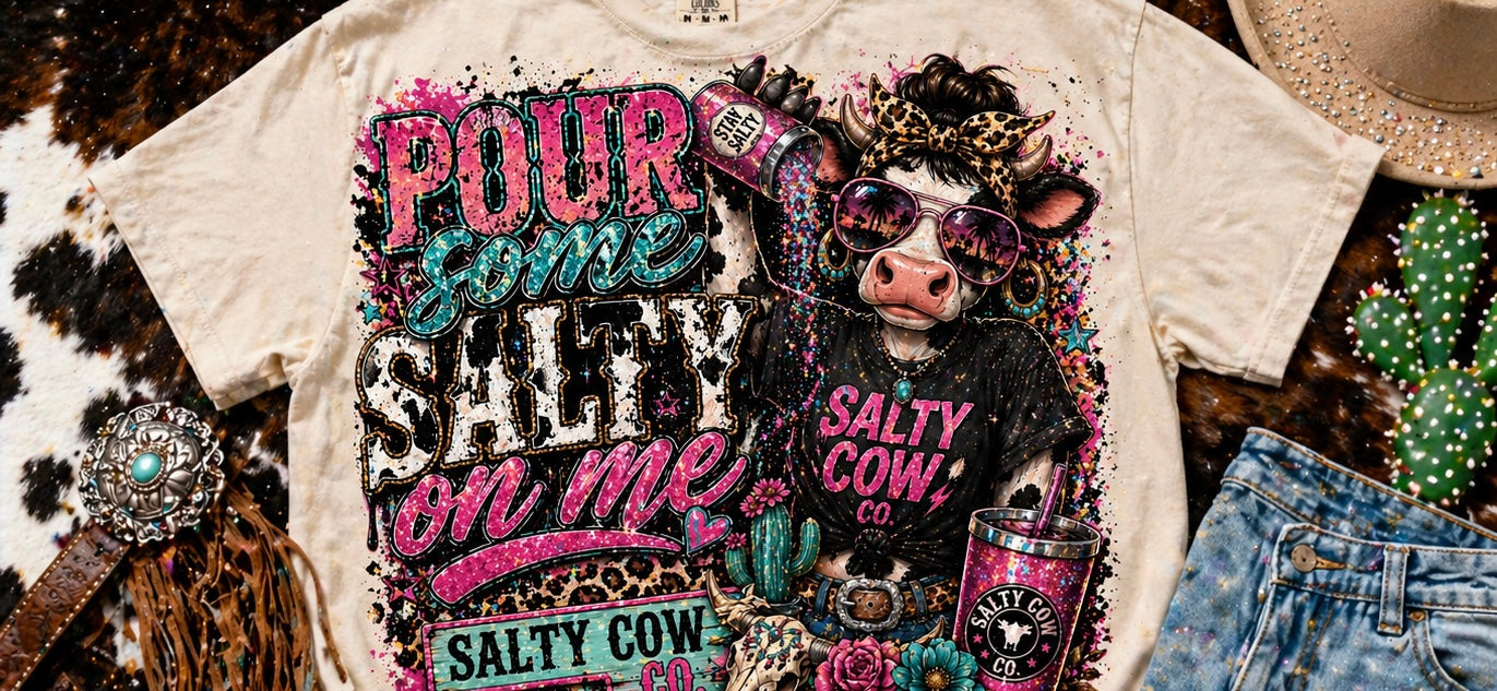Salty Cow Bad & Boujee Tee