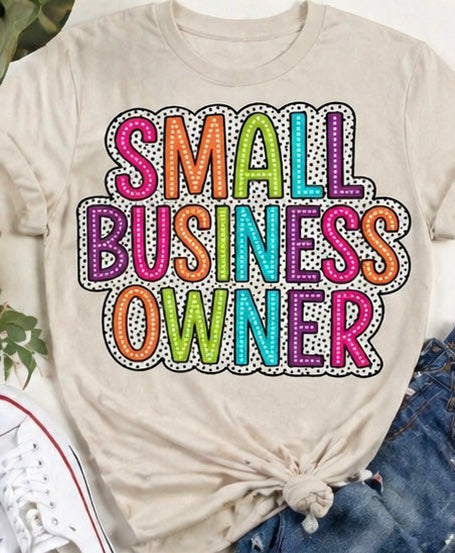 Proud Small Business Owner Tee