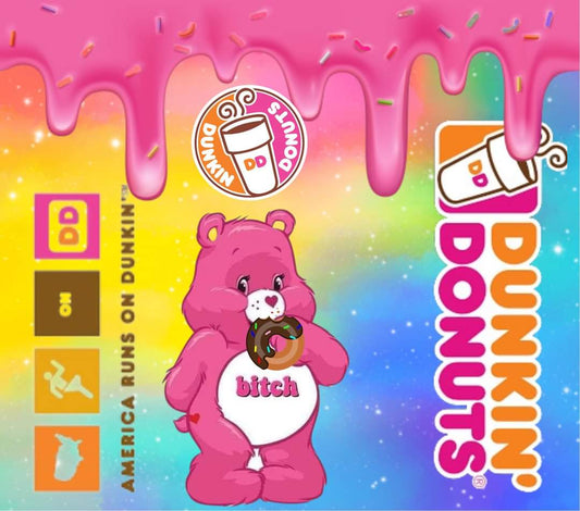 20 oz Skinny Tumbler - Dunkin Junkie