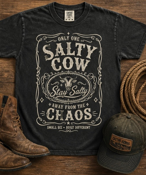 Salty Cow Outlaw Vintage Tee