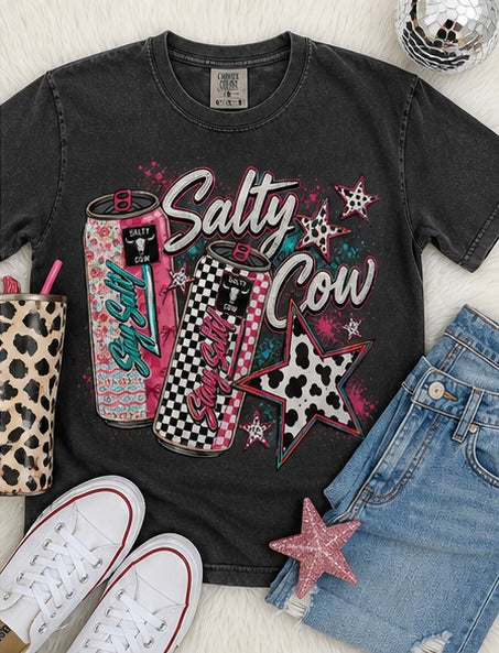 Salty Cow Sip & Slay Tee