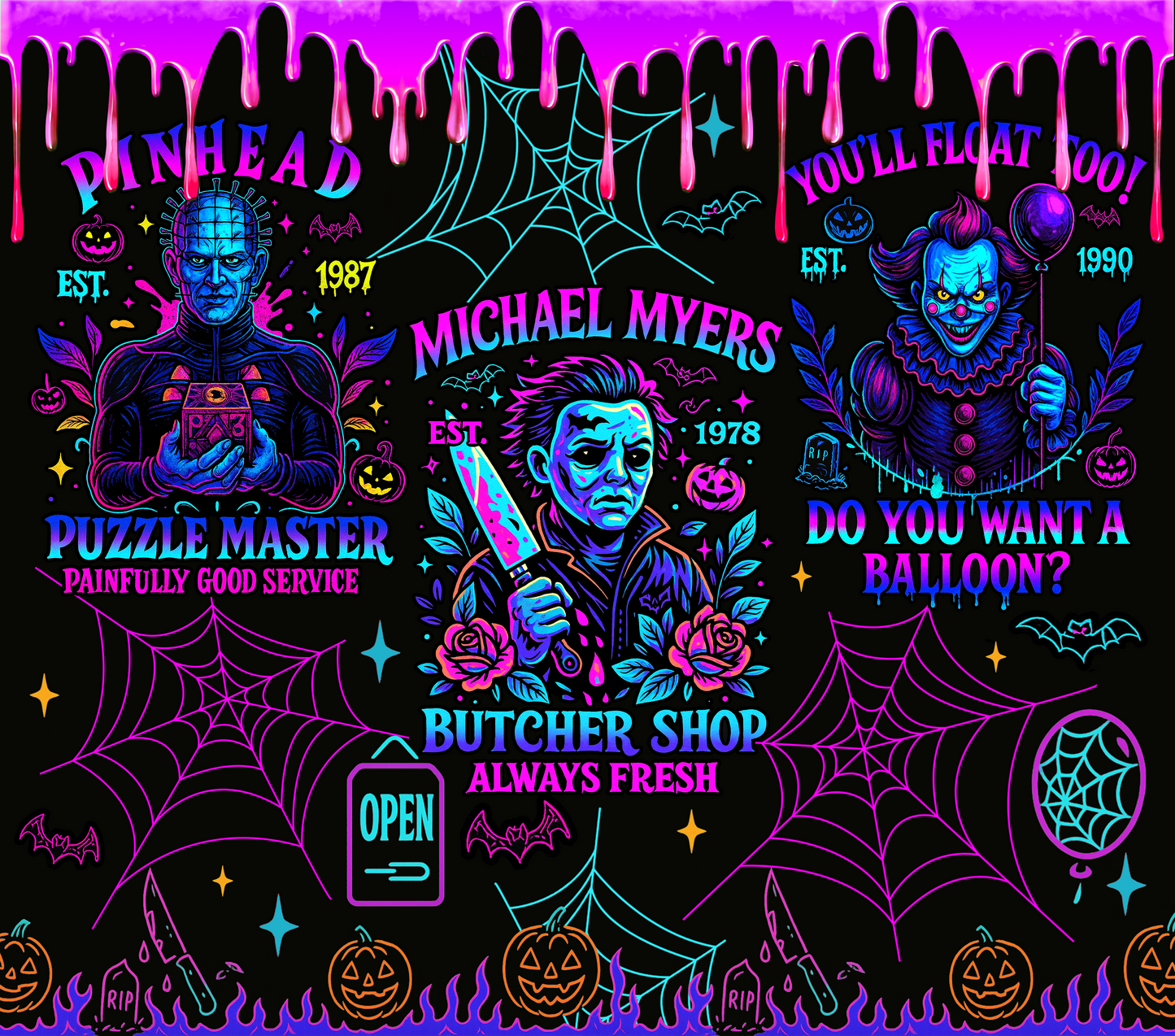 20oz Glow Tumbler - In Your Nightmare