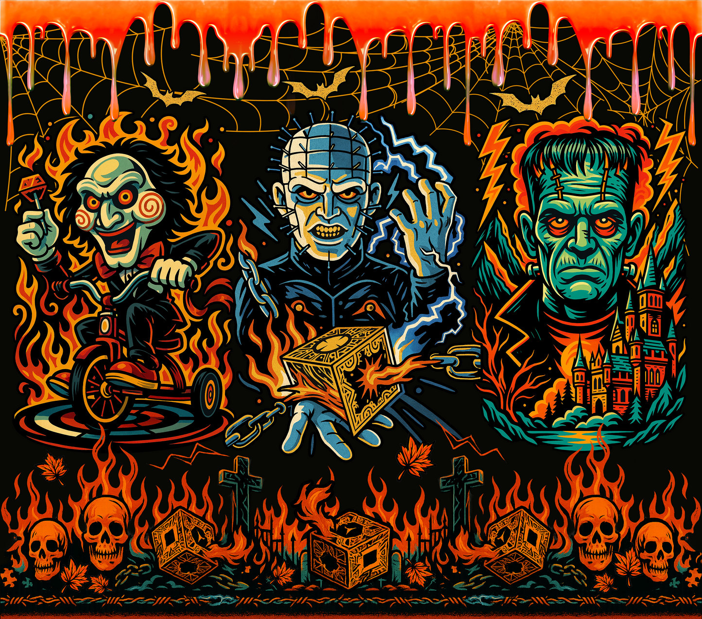 20oz Tumbler - Horror Games