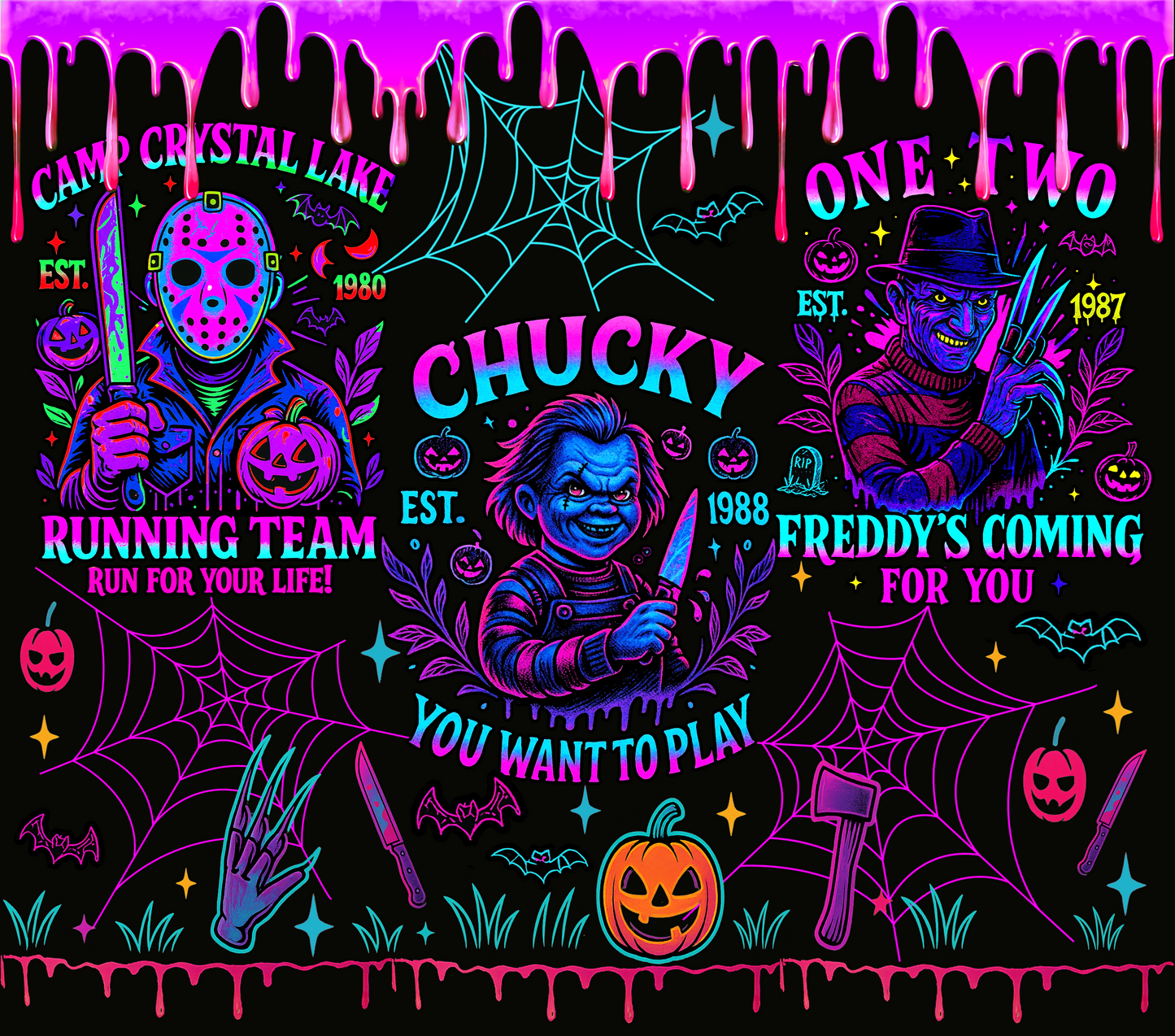 20oz Glow Tumbler - In Your Nightmare