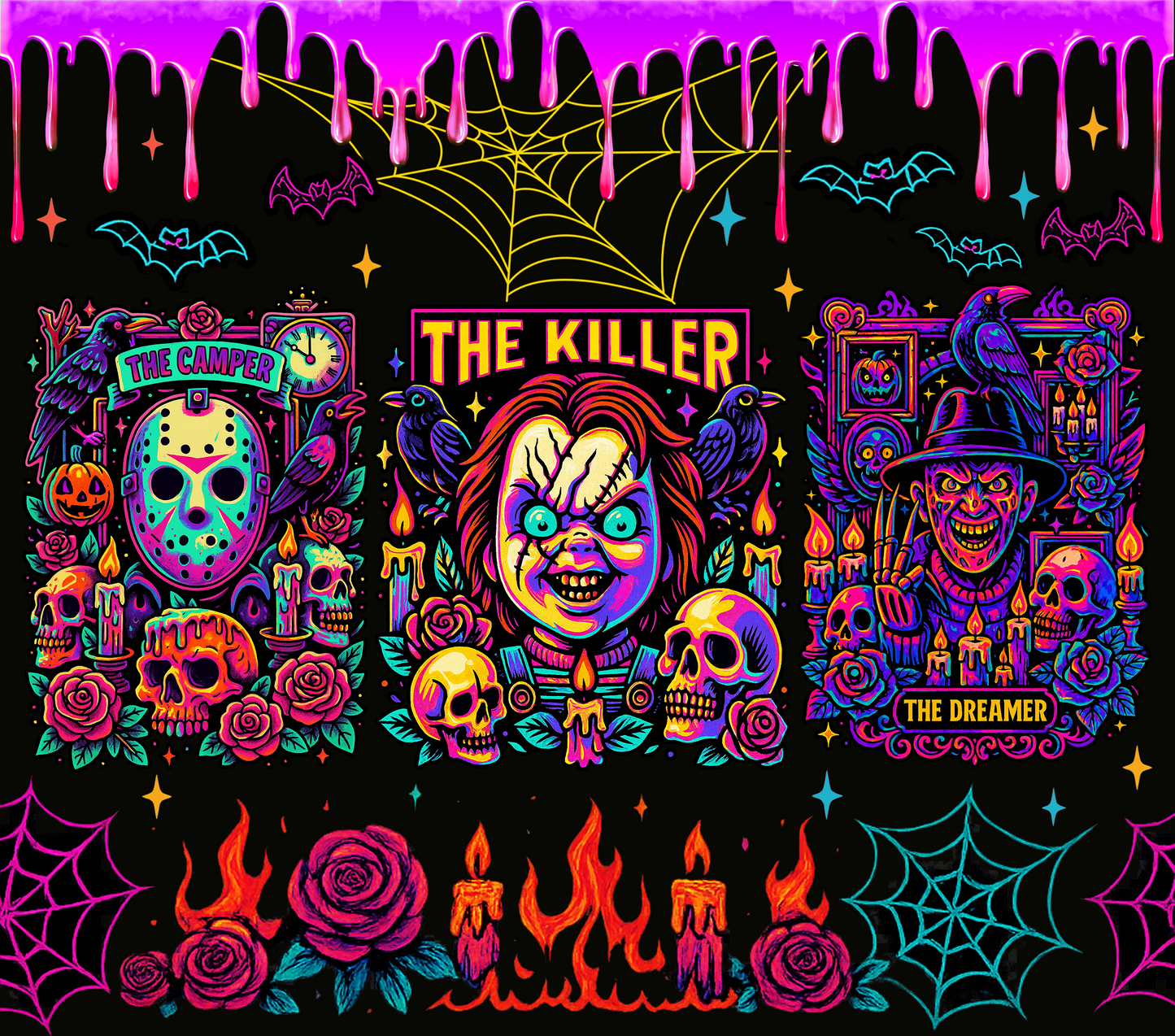 20oz Glow Tumbler - In Your Nightmare