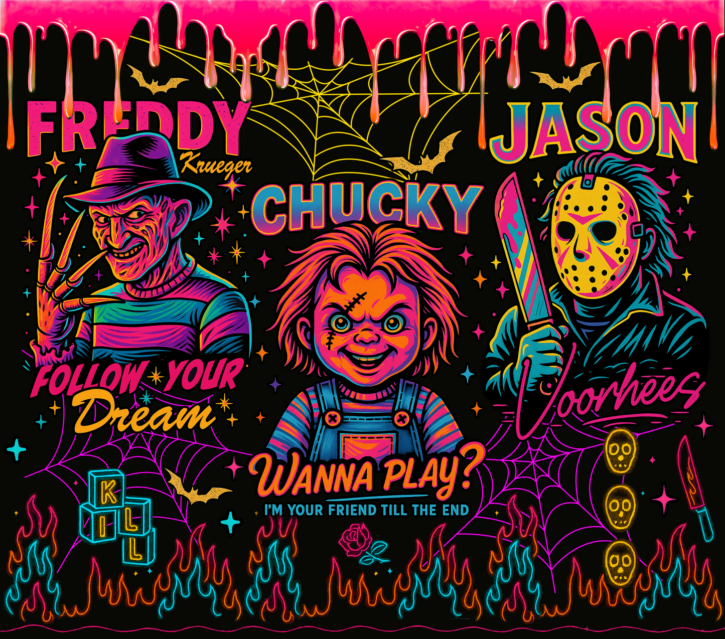 20oz Glow Tumbler - In Your Nightmare