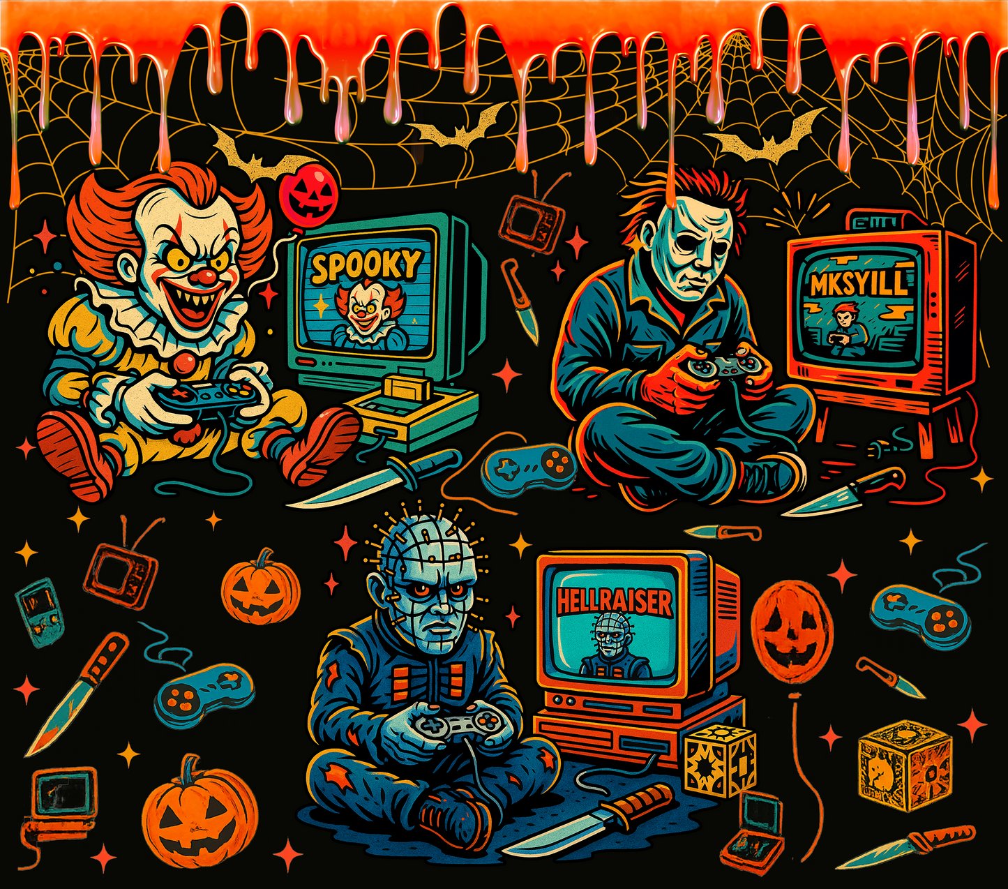 20oz Tumbler - Horror Games