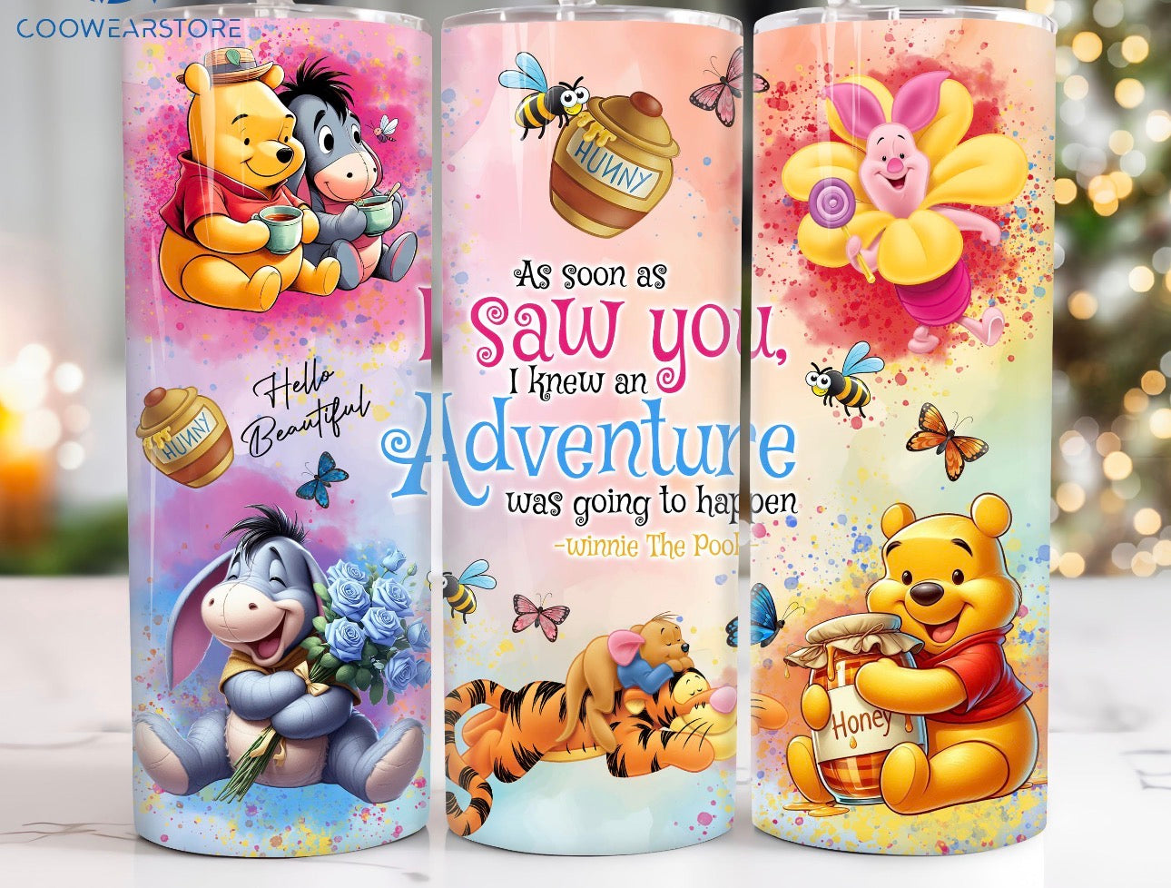20oz Pooh Bear Tumbler