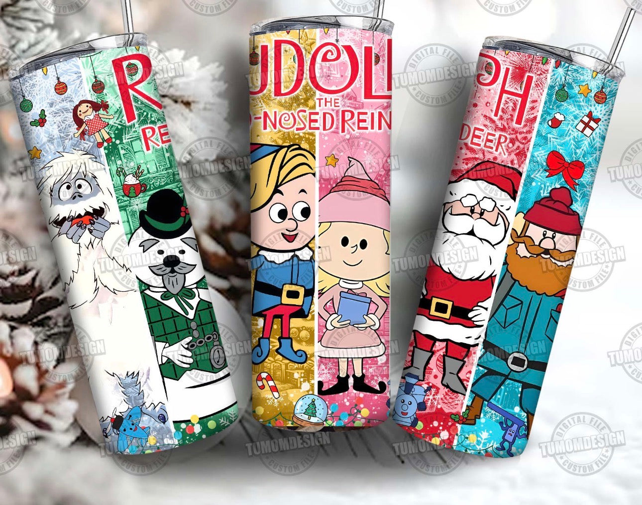 20oz Christmas Tumblers