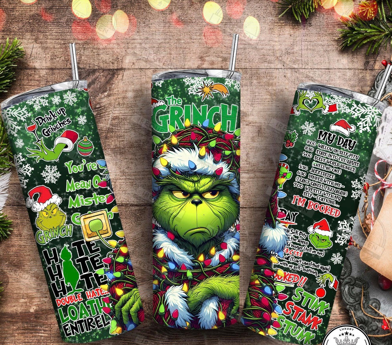 20oz Grinch Tumblers