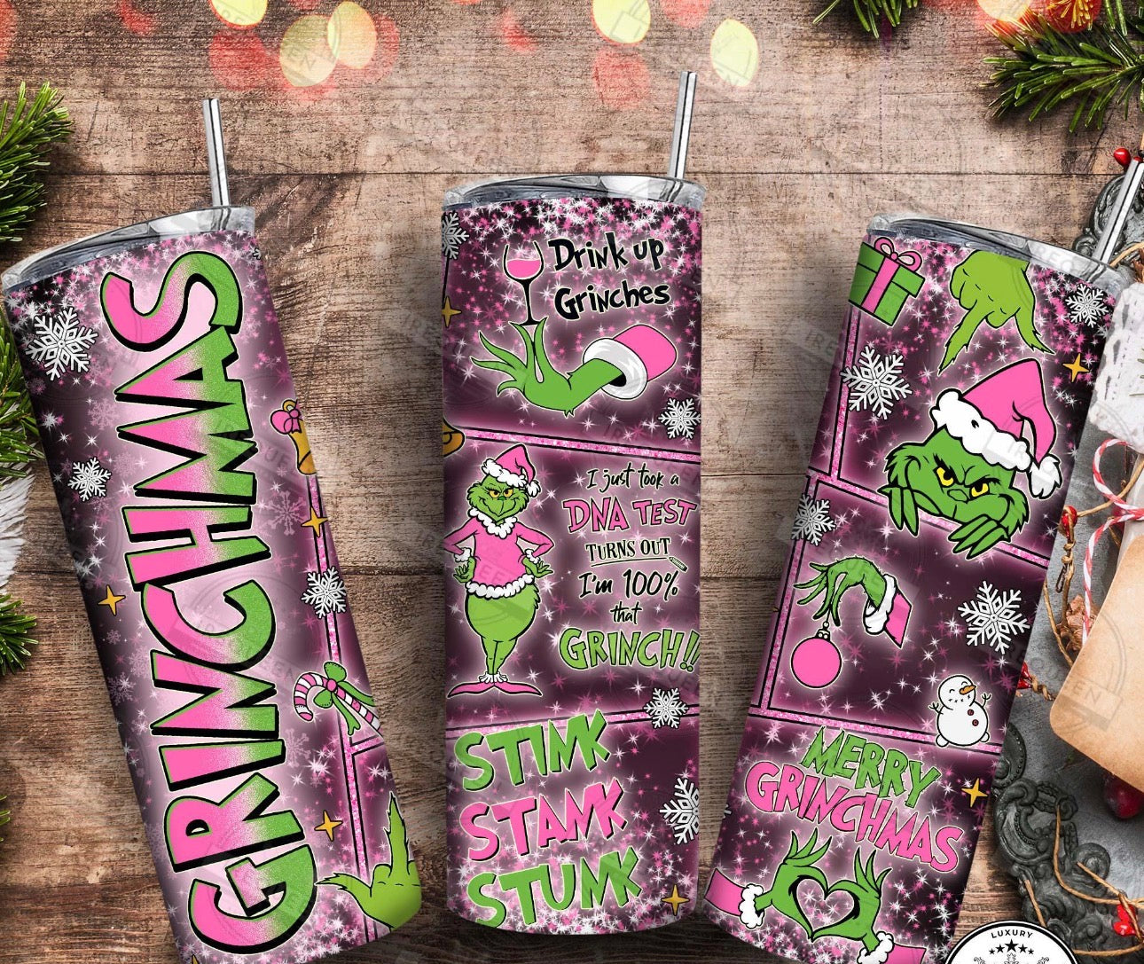 20oz Grinch Tumblers