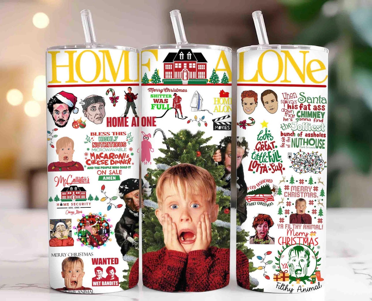 20oz Christmas Tumblers