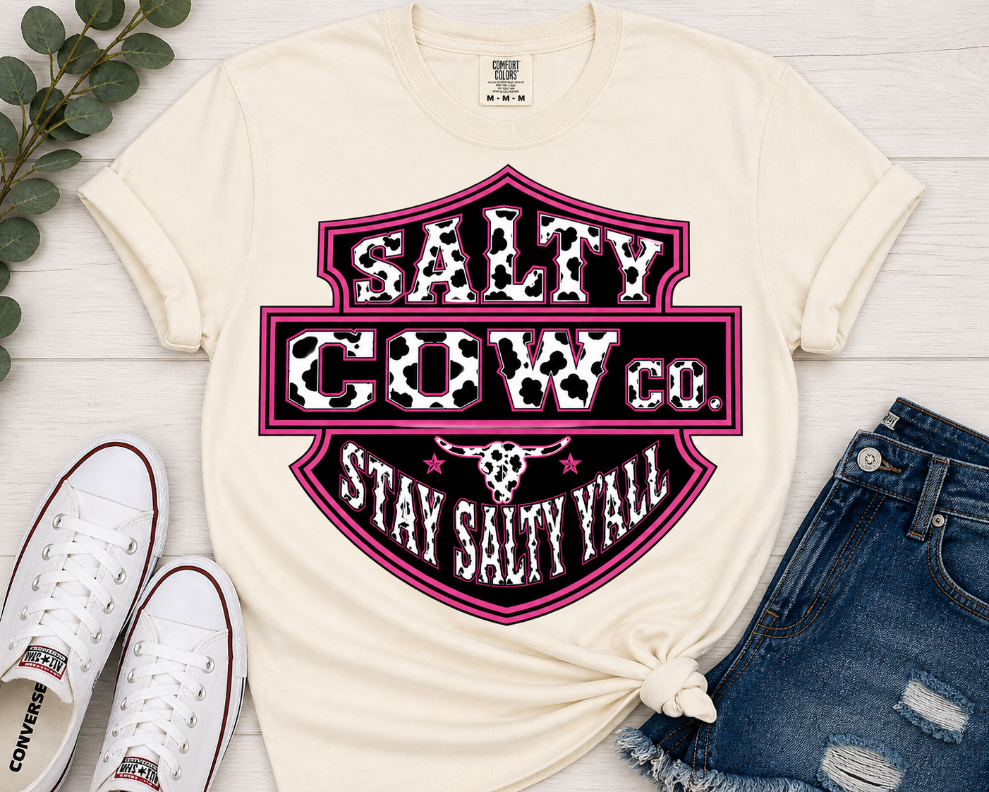 Salty Cow Outlaw Tee