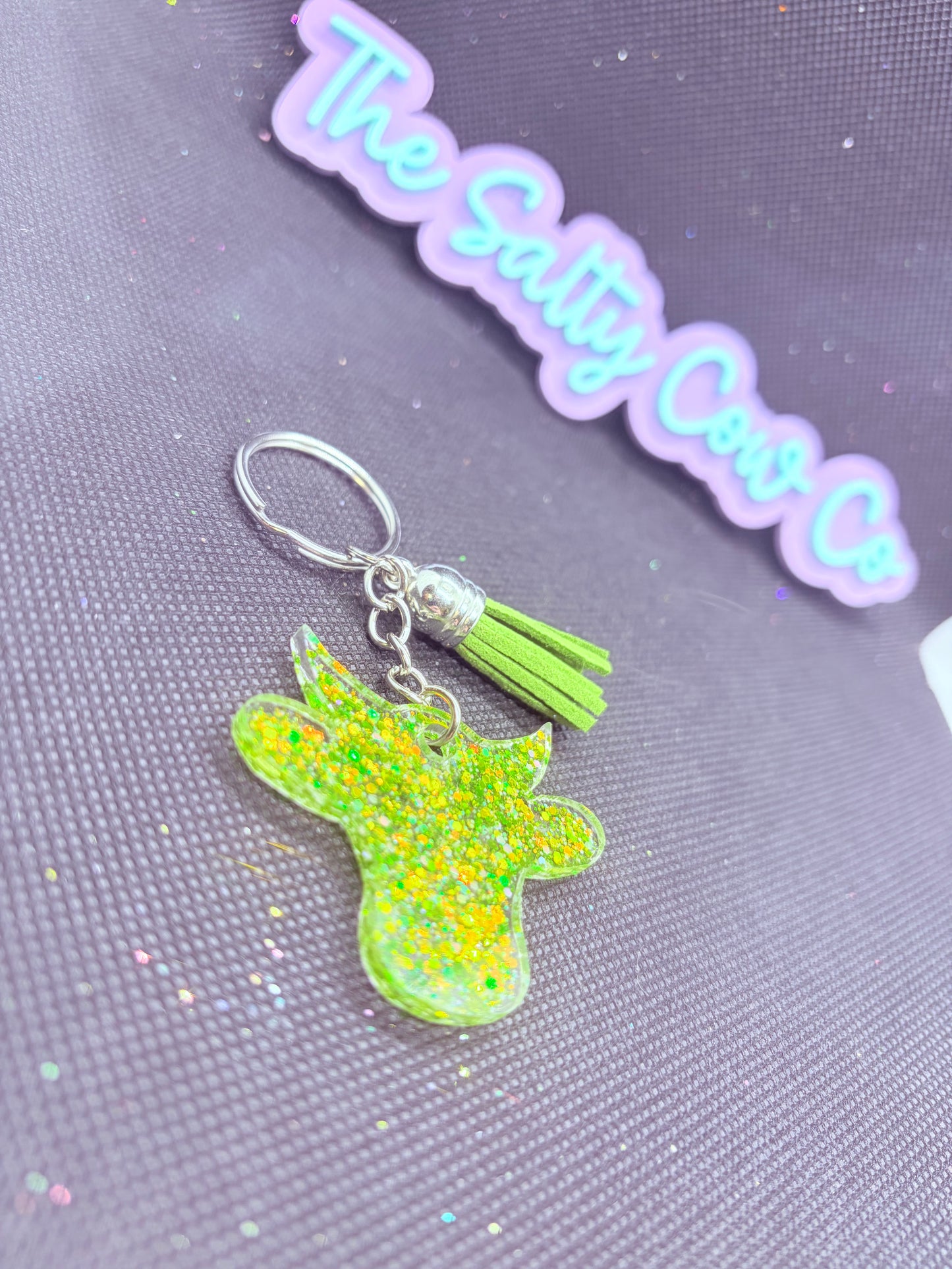 Salty Cow Keychain