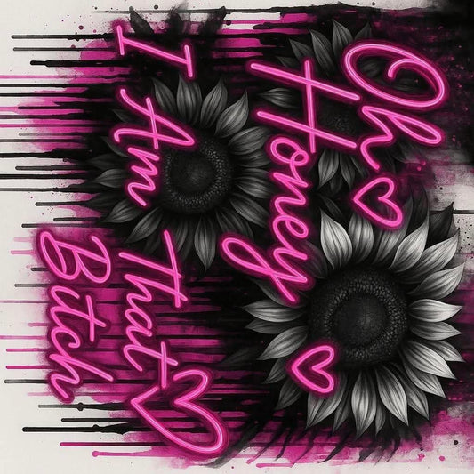 20oz Tumbler - Neon Oh Honey