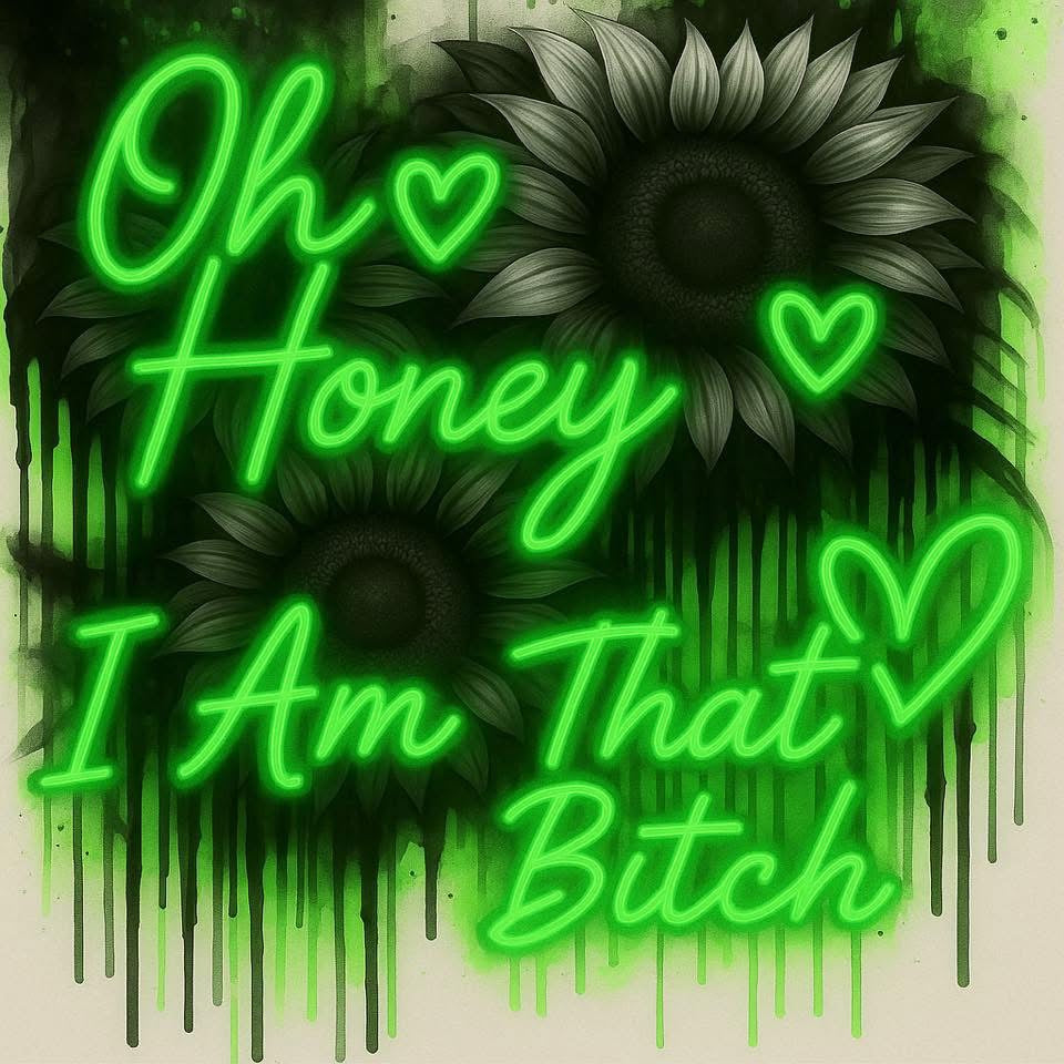 20oz Tumbler - Neon Oh Honey