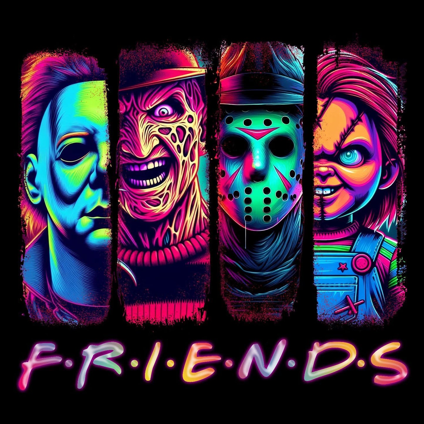 20oz Tumbler- Halloween Friends