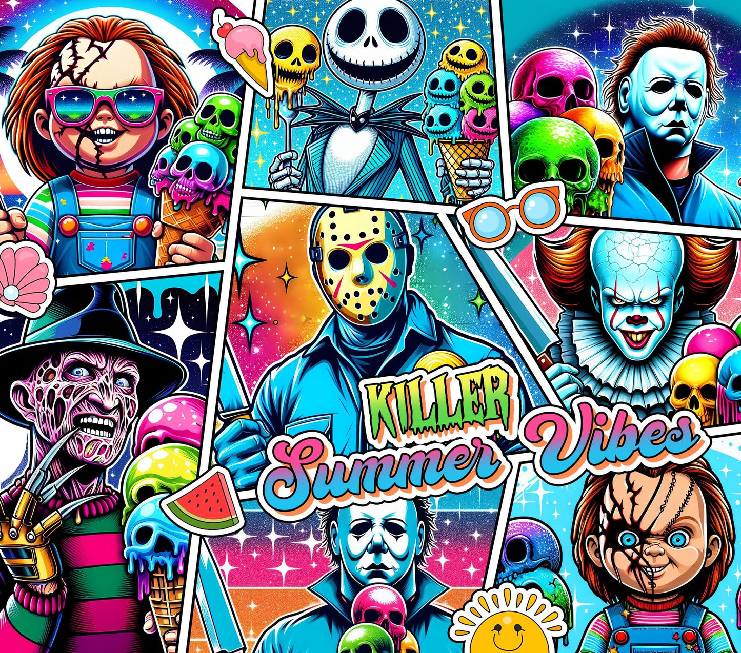 20oz Glow Tumbler - Summer Halloween 2k25