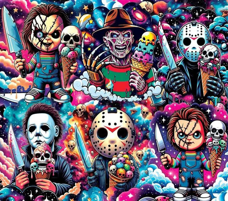 20oz Glow Tumbler - Summer Halloween 2k25