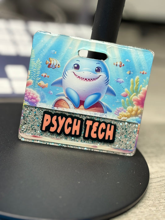 Cute Shark Badge Buddy