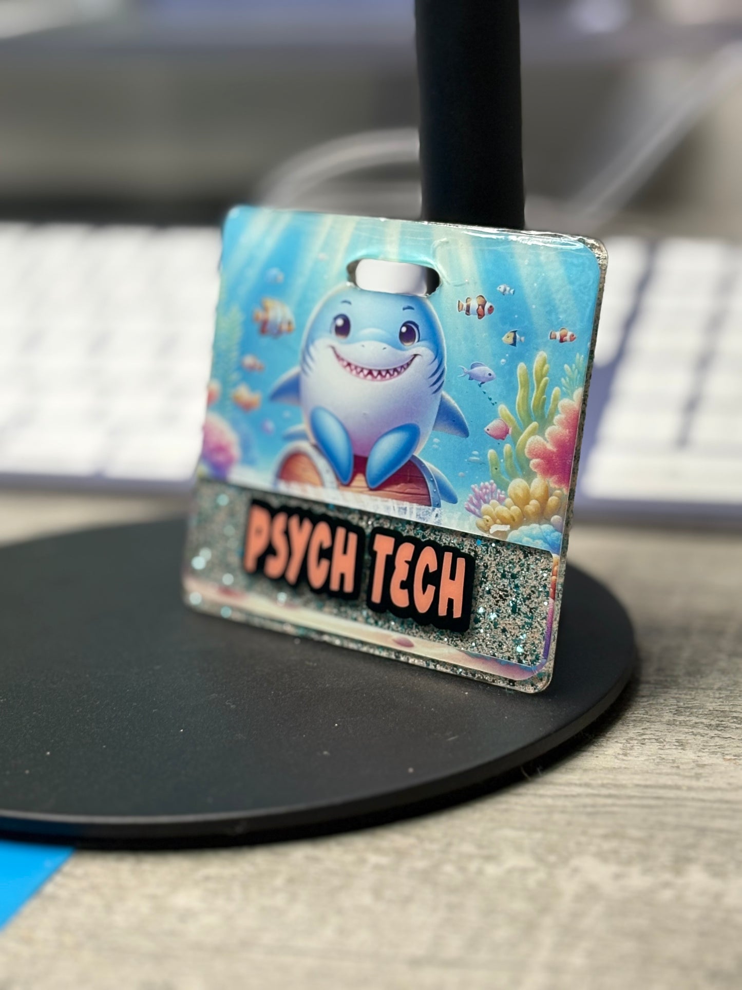 Cute Shark Badge Buddy