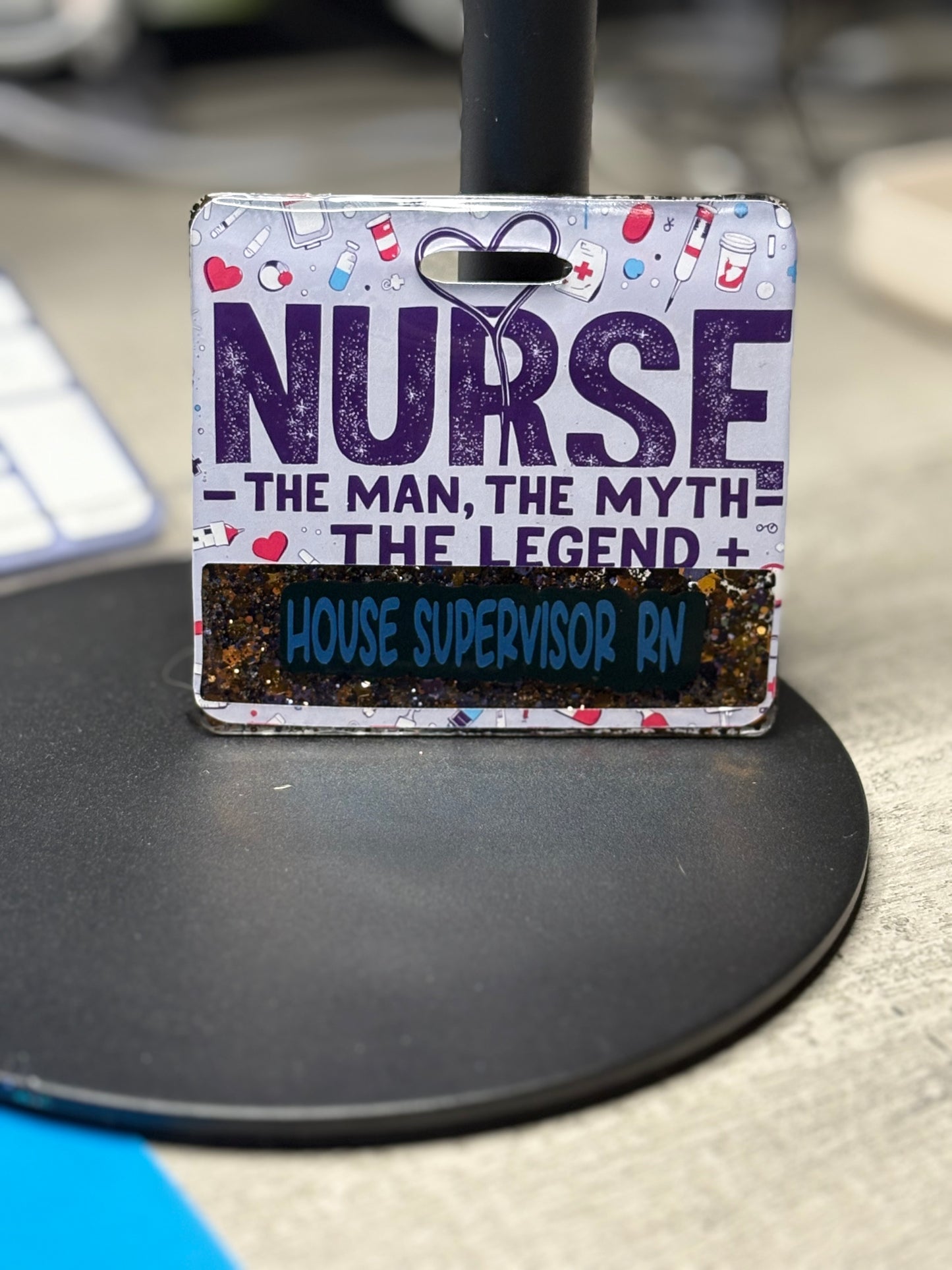 The Man The Myth and The Legend Badge Buddy