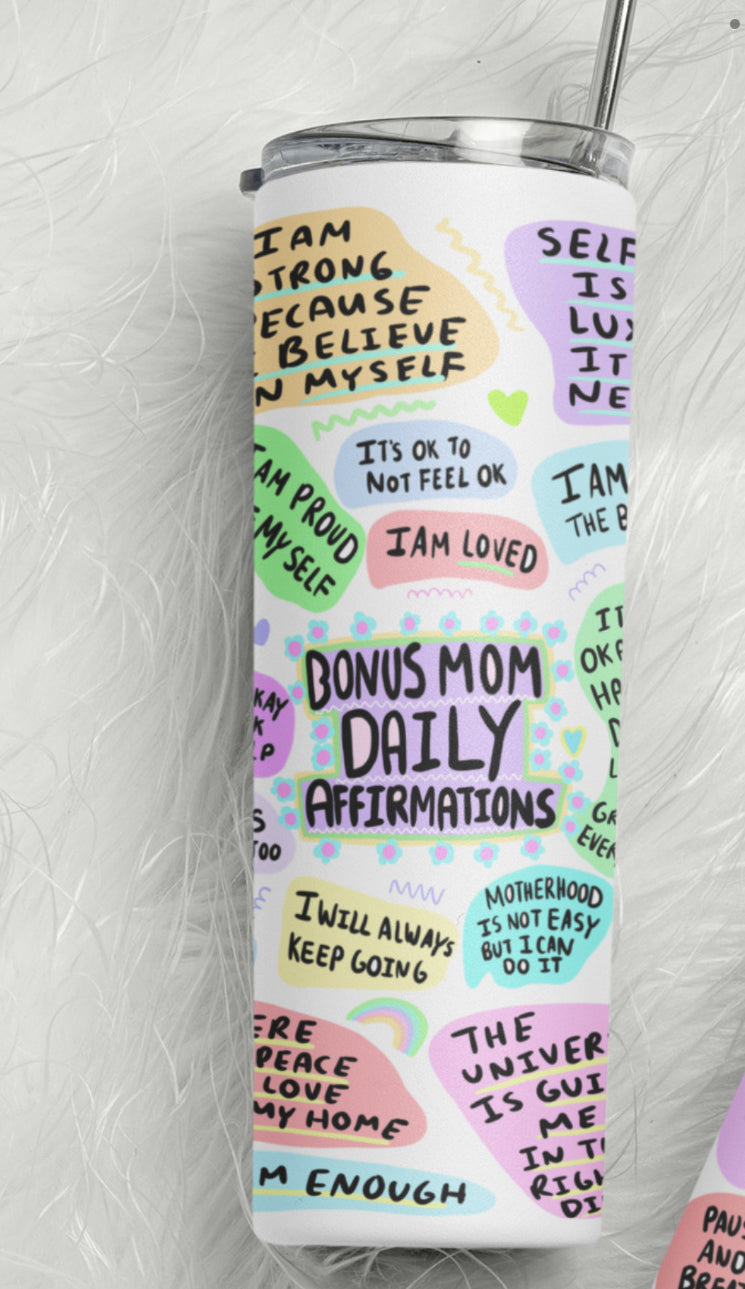 20oz Skinny Tumbler - Bonus Momma