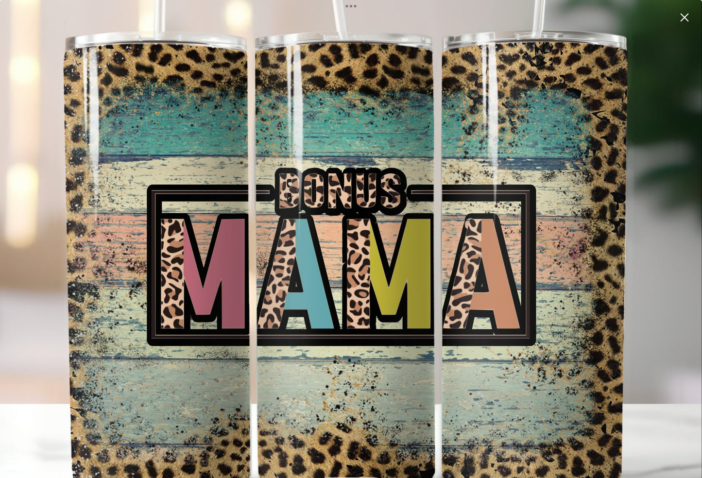 20oz Skinny Tumbler - Bonus Momma