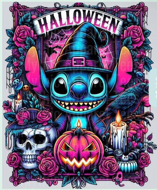 20oz Skinny Tumbler- HallowStitch