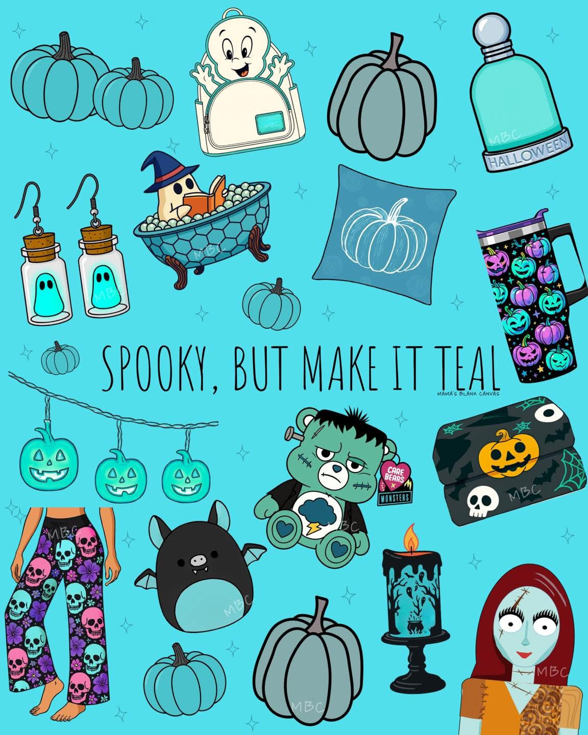 20oz Skinny Tumbler - Spooky But Make It...