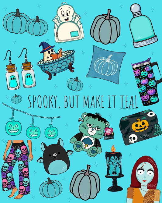 20oz Skinny Tumbler - Spooky But Make It...