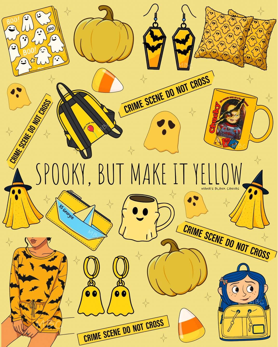 20oz Skinny Tumbler - Spooky But Make It...