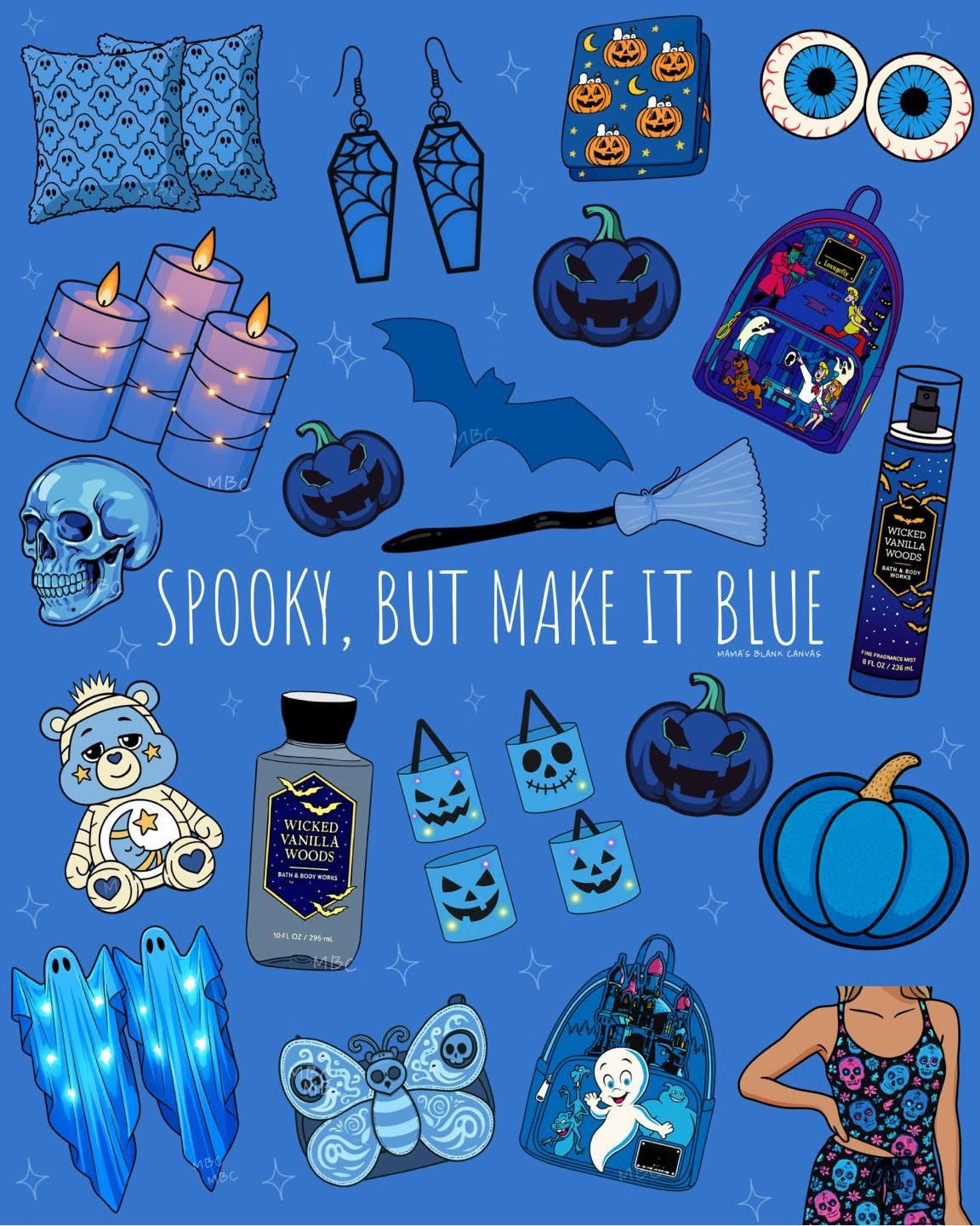 20oz Skinny Tumbler - Spooky But Make It...