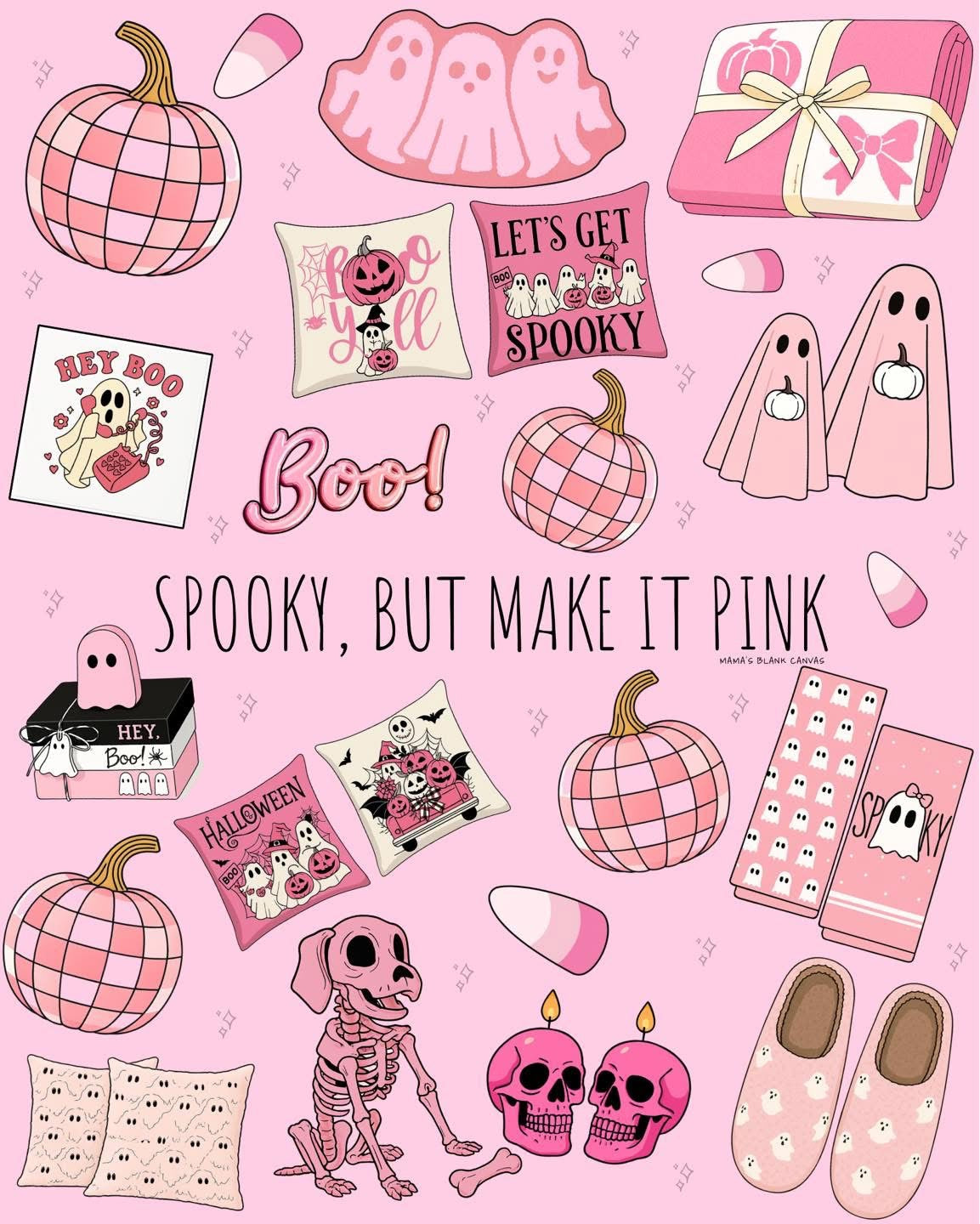 20oz Skinny Tumbler - Spooky But Make It...