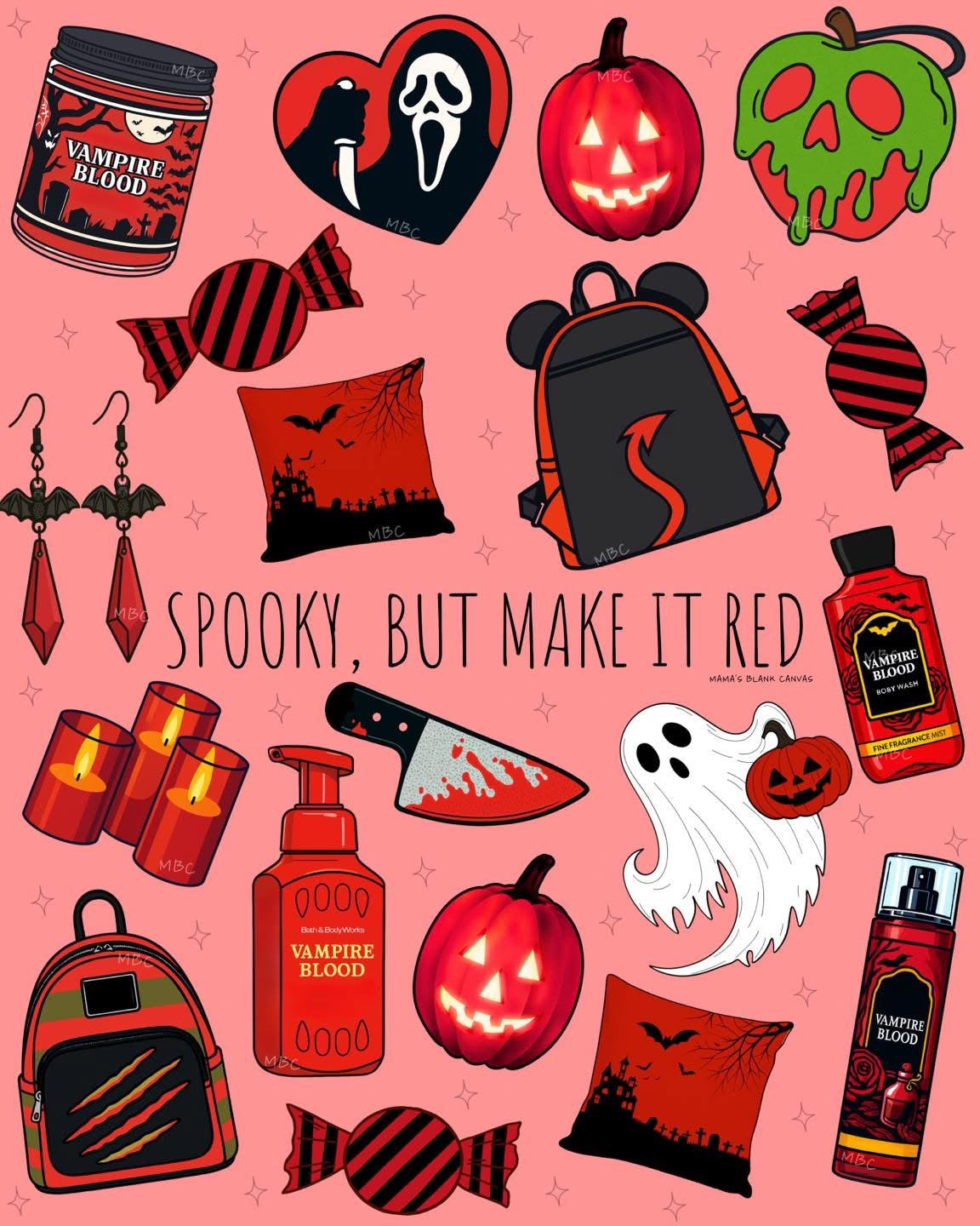 20oz Skinny Tumbler - Spooky But Make It...