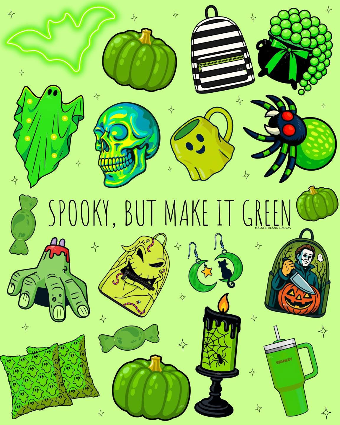 20oz Skinny Tumbler - Spooky But Make It...